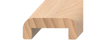 Profilové madlo HLPD4819 48 × 19 mm, drážka na pásovinu – profil z e-shopu komponentyzedreva.cz